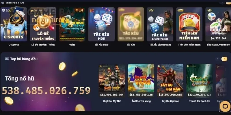 VIN88 4 Top 4 sảnh game xanh chín