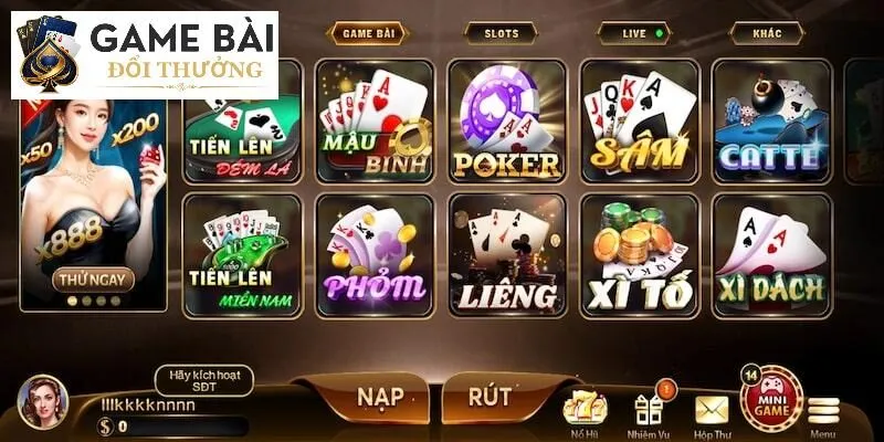 Hệ thống game khủng tại X8